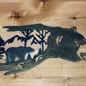 Holographic Bear Wall Art